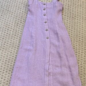 Zara Lilac Button-Down  Dress
